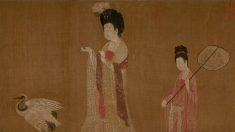 Le “Dame di corte con i capelli adornati di fiori” di Zhou Fang