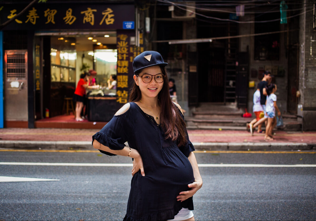 Futura mamma in Cina