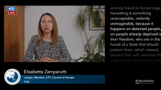 World summit contro il prelievo forzato di organi, l’intervento dell’on. Elisabetta Zamparutti