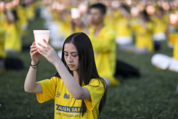 veglia Falun gong