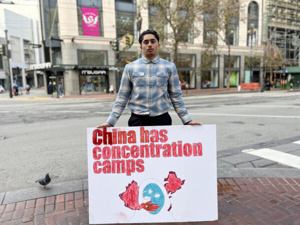 Cruz Fairfield a San Francisco il 14 novembre 2023. (Eva Fu/The Epoch Times)