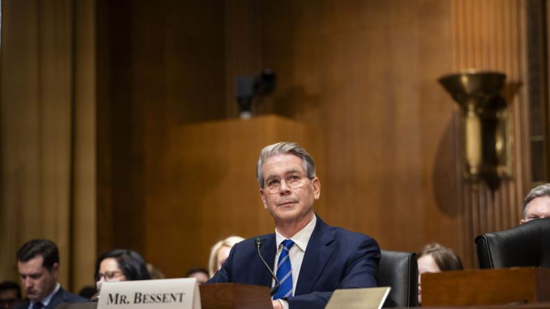 Il ministro del Tesoro americano, Scott Bessent (Madalina Vasiliu/The Epoch Times)

