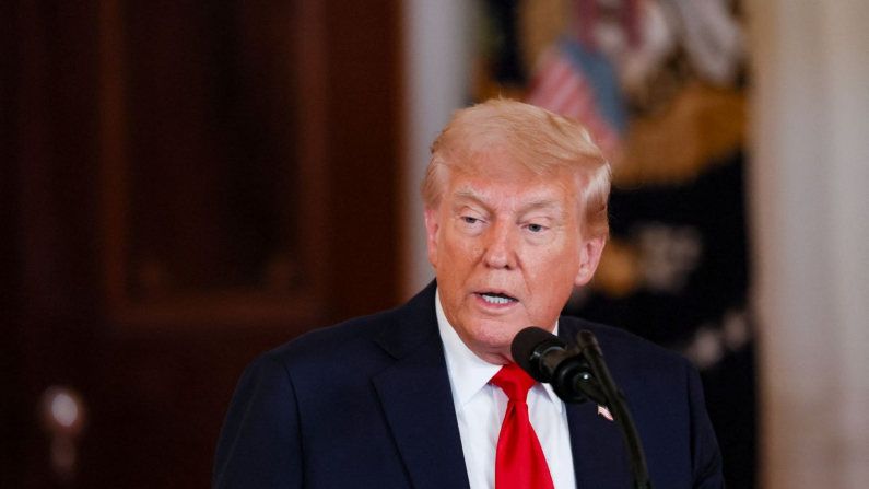 Il presidente pronuncia un discorso all'evento Invest in America, a Washington D.C., Stati Uniti, il 30 aprile 2025. (Leah Millis/Reuters)