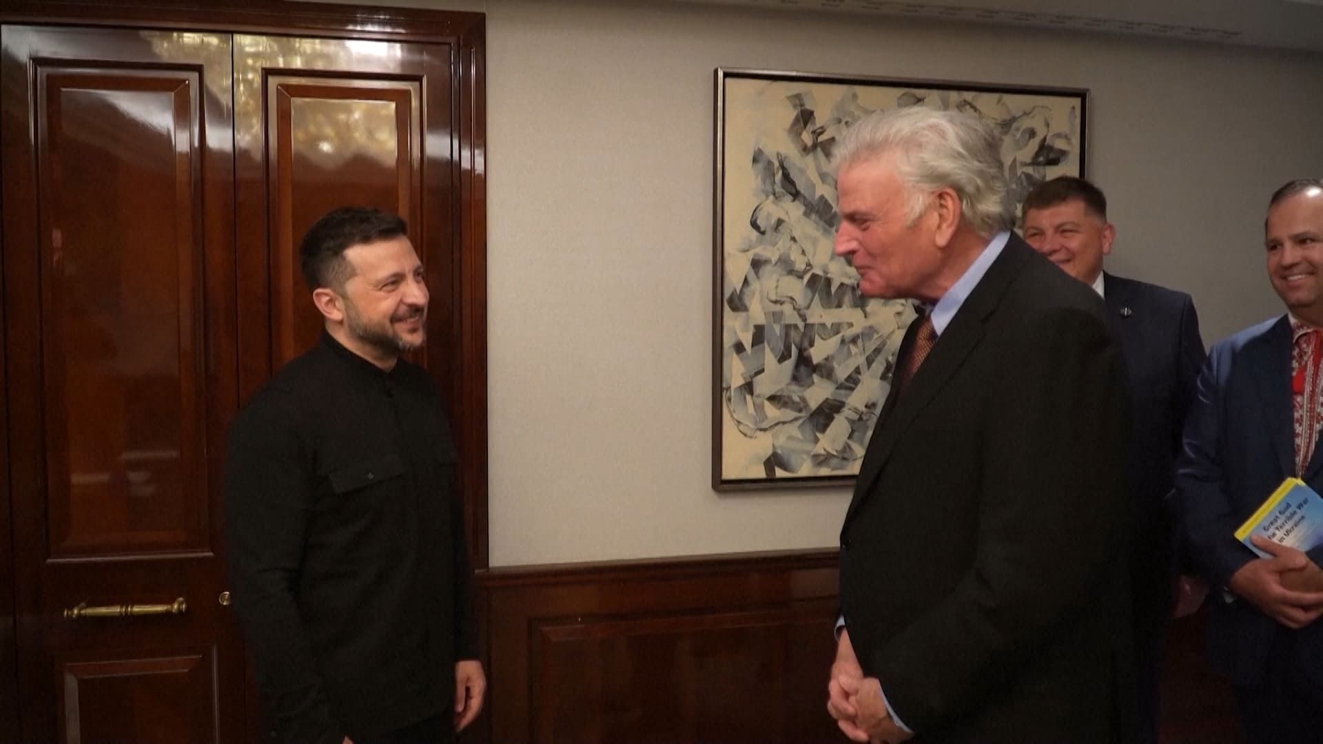 Zelensky incontra il leader evangelico statunitense Franklin Graham