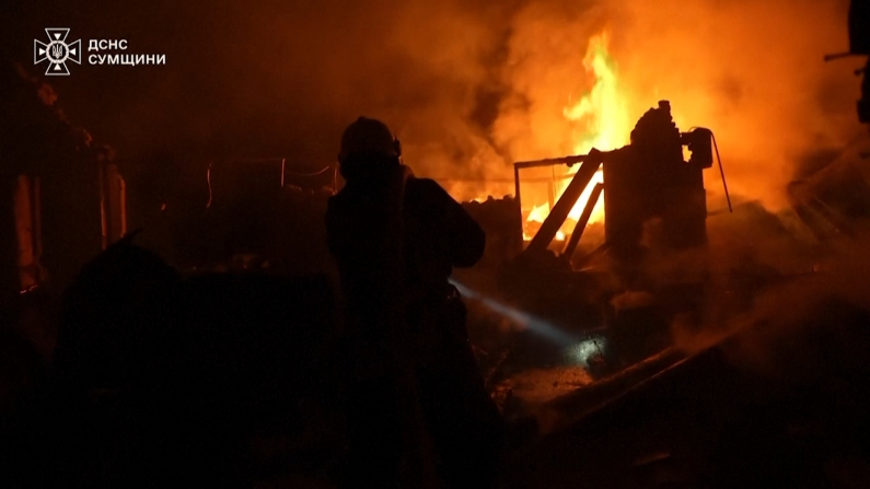 Credits: Reuters/ courtesy State Emergency Service of Ukraine