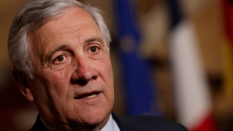 Il Ministro degli Esteri Antonio Tajani in una immagine di repertorio. Foto: ADRIAN DENNIS/Pool via REUTERS/Foto d'archivio