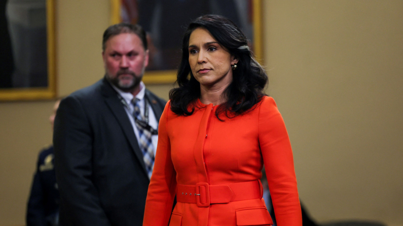 La direttrice dell'intelligence nazionale Usa, Tulsi Gabbard, a Capitol Hill, Washington, DC, Stati Uniti, 26 marzo 2025. REUTERS/Leah Millis/Foto d'archivio