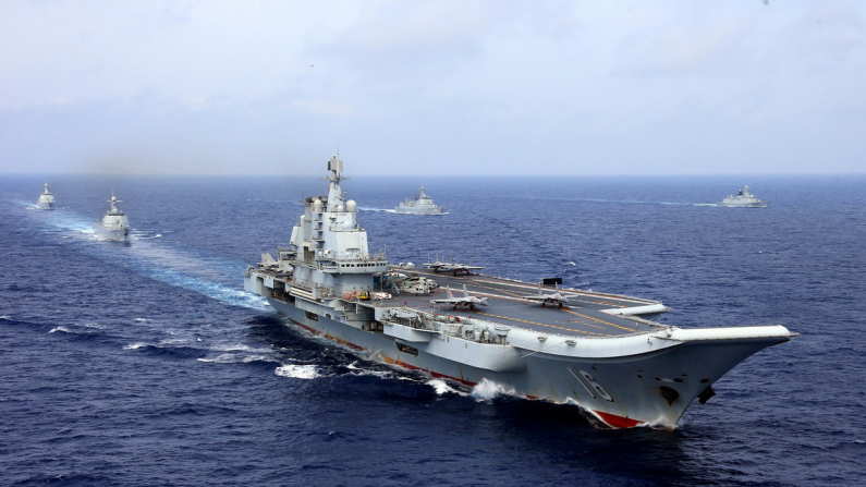 La portaerei Liaoning, Oceano Pacifico. Foto: REUTERS/Stringer/File Photo