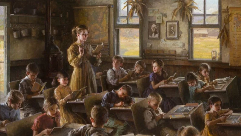 Morgan Weistling, "Casa di una scuola di campagna, 1879”, 2010. Per gentile concessione di Morgan Weistling