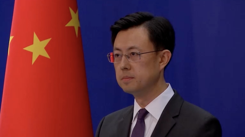 Guo Jiakun, portavoce del regime cinese, foto d'archivio (Reuters). 