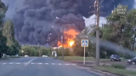 Colpiti aeroporti e serbatoi di carburante nella Russia occidentale