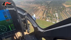 Francavilla fontana, video sorvolo area omicidio del brigadiere Carlo Legrottaglie