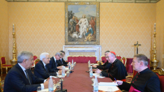 Mattarella a udienza da Leone XIV