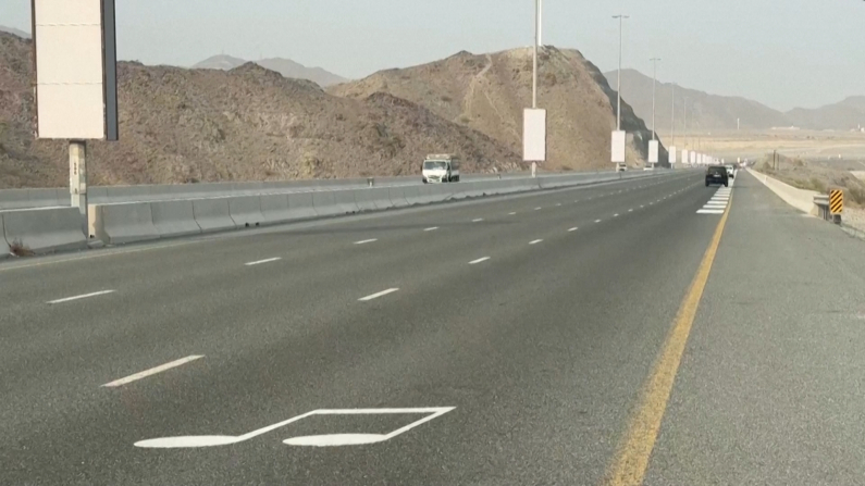 La strada della musica a Sheikh Khalifa di Fujairah (Immagine: Reuters)