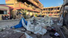 Morti e feriti in una scuola rifugio a Gaza City