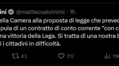 Salvini: conti correnti accessibili a tutti i cittadini vittoria della Lega