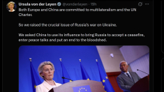 Von der Leyen: Europa e Cina chiedono alla Russia il cessate il fuoco in Ucraina