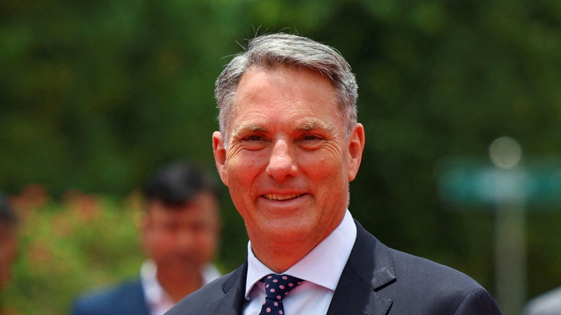 Il vice primo ministro e ministro della Difesa australiano Richard Marles, a Nuova Delhi, India, 4 giugno 2025. (REUTERS/Anushree Fadnavis)