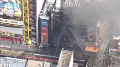 Tragedia a Osaka Due pompieri morti in un incendio