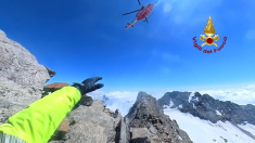 Soccorso escursionista a 3600 metri di quota