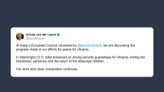 Von der Leyen: da discutere al Consiglio oggi i progressi per la pace in Ucraina