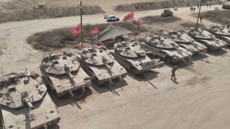 Israele diffonde video dei carri armati nella striscia di Gaza