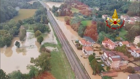 Alluvioni e frane nel Nord Italia