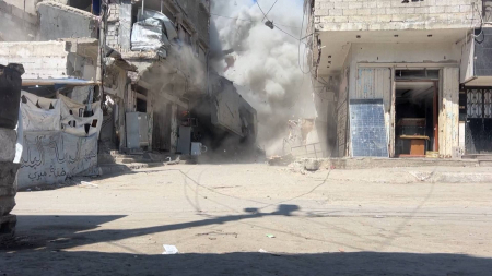 Raid israeliano colpisce edificio residenziale nel campo profughi di Al-Shati
