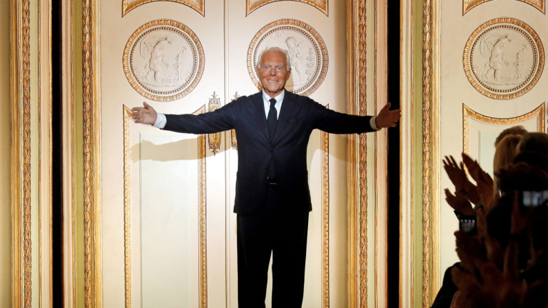 Giorgio Armani. Foto: REUTERS/Charles Platiau/File Photo