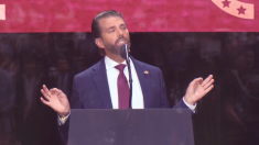 Trump Jr imita il padre al funerale di Kirk La reazione di Trump