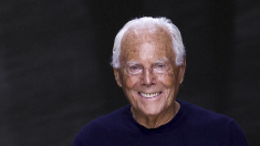 Ancora lunga fila alla camera ardente di Giorgio Armani