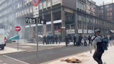 Guerriglia al corteo a Milano per Gaza