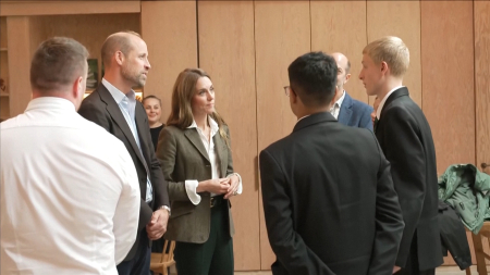William e Kate in visita al Museo di Storia Naturale