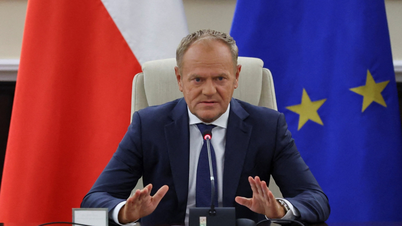 Il primo ministro polacco Donald Tusk (foto REUTERS/Kacper Pempel).