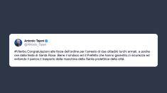 Tajani: i due turchi armati arrestati a Viterbo Ottimo lavoro forze dell’Ordine