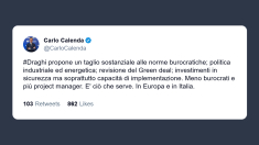 Calenda: servono più project manager e meno burocrati in Italia e Europa