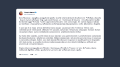 Meloni: grandi progressi contro smaltimento illecito rifiuti