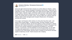 Zelensky: ennesimo attacco russo Mosca va forzata verso la diplomazia