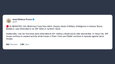 Forze Difesa Israeliane: eliminato vicedirettore intelligence di Hamas