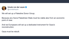 Von der Leyen: nasce il “Gruppo di Donatori” per la ricostruzione di Gaza