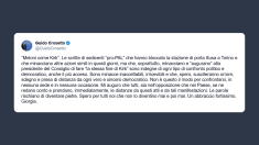 Crosetto: minacce dei sedicenti pro-Pal contro Meloni «inaccettabili»
