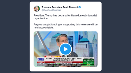 Trump: Antifa è terrorismo interno Chi la finanzia sarà punito