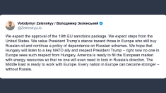 Zelensky: l’Ungheria può rinunciare all’energia russa comprandola dall’America