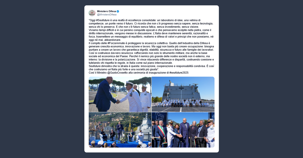 Seafuture, un ponte verso il futuro