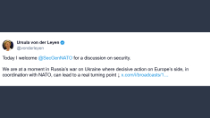 La Von der Leyen incontra il Segretario generale della Nato