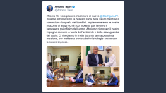 Tajani incontra yogi indiano Jaggi Vasudev