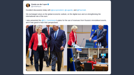 Von der Leyen incontra il presidente del consiglio europeo