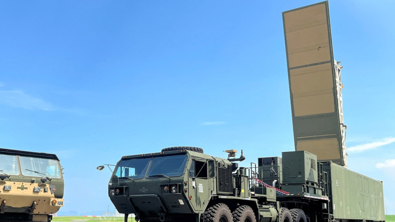 Il sistema Typhon nella base giapponese di Iwakuni (foto: REUTERS/Tim Kelly)
