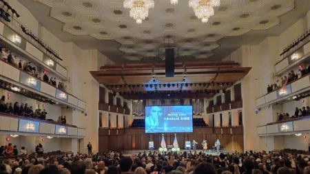 Veglia funebre a Washington per Charlie Kirk