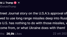 Trump: l’articolo del Wall Street Journal sui missili all’Ucraina è falso